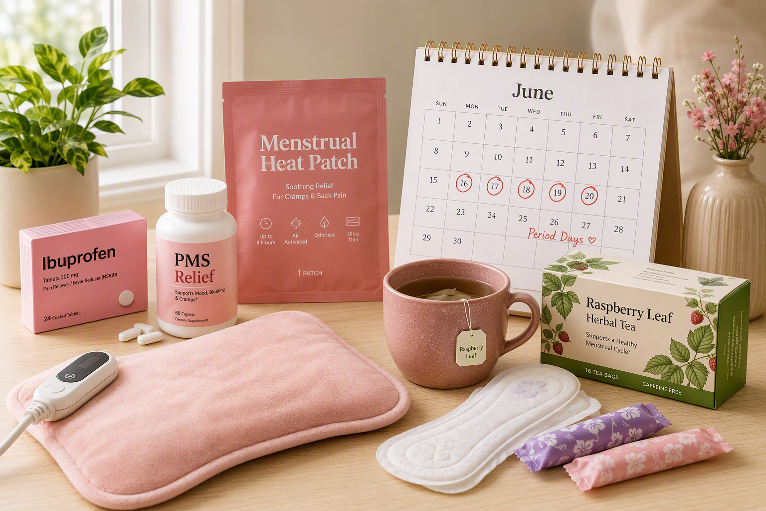 Hank Drug Store: Period Cramps Relief Drugs